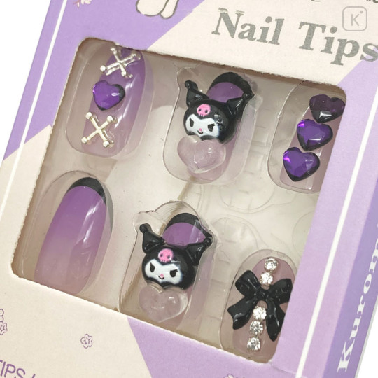 Japan Sanrio Charming Jewellery Nail Sticker - Kuromi / 3D - 2