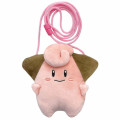 Japan Pokemon Plush Pouch Pochette & Neck Strap - Clefairy - 1