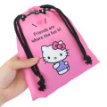 Japan Sanrio Drawstring Bag - Hello Kitty / Pink - 2