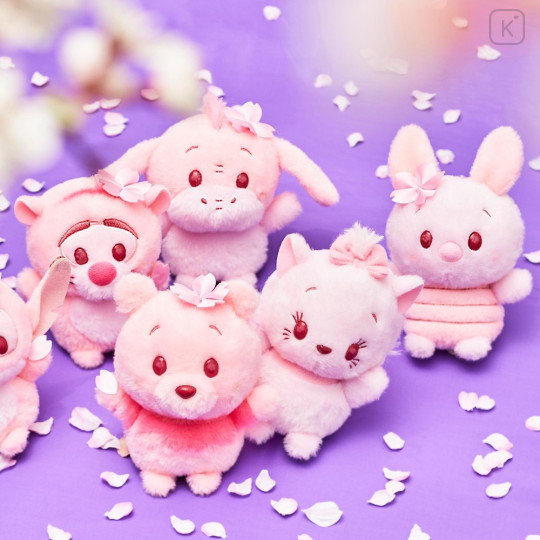 Japan Disney Store Urupocha-chan Plush - Piglet / Sakura Series - 7
