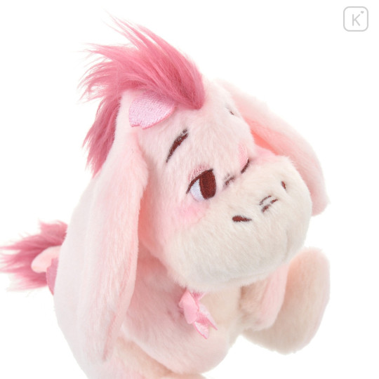 Japan Disney Store Fluffy Plush Keychain - Eeyore : Sakura Series - 5
