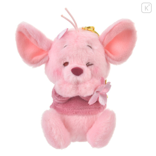 Japan Disney Store Fluffy Plush Keychain - Lou : Sakura Series - 1