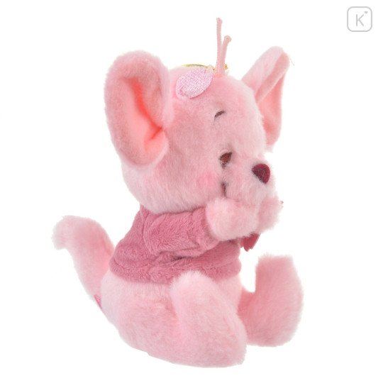 Japan Disney Store Fluffy Plush Keychain - Lou : Sakura Series - 3
