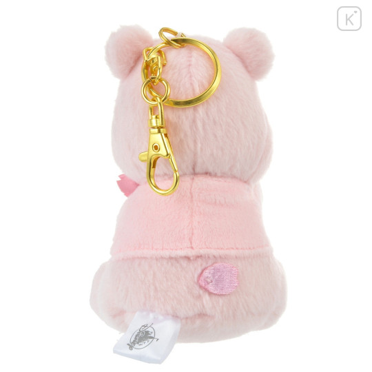 Japan Disney Store Fluffy Plush Keychain - Pooh : Sakura Series - 4