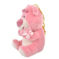 Japan Disney Store Fluffy Plush Keychain - Lotso : Sakura Series - 2