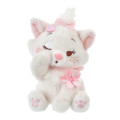 Japan Disney Store Fluffy Plush Keychain - Marie Cat : Sakura Series - 1