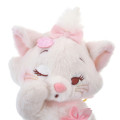 Japan Disney Store Fluffy Plush Keychain - Marie Cat : Sakura Series - 5