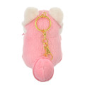 Japan Disney Store Fluffy Plush Keychain - Red Panda Mei / Sakura Series - 4