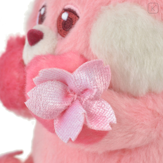 Japan Disney Store Fluffy Plush Keychain - Red Panda Mei / Sakura Series - 6