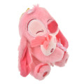 Japan Disney Store Fluffy Plush Keychain - Stitch Hug Scrump : Sakura Series - 5