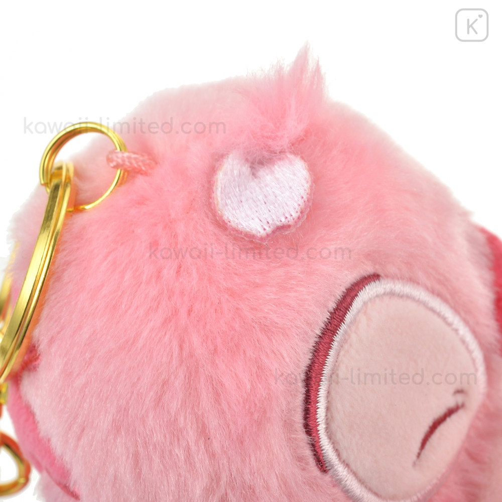 Japan Disney Store Fluffy Plush Keychain - Stitch Hug Scrump / Sakura  Series