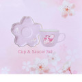 Japan Disney Store Tea Cup Set - Pooh Hug Piglet / Sakura Series - 6