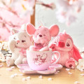 Japan Disney Store Tea Cup Set - Pooh Hug Piglet / Sakura Series - 8