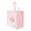 Japan Disney Store Eco Shopping bag (L) - Pooh Hug Piglet / Sakura Series - 2