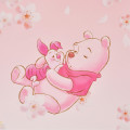 Japan Disney Store Eco Shopping bag (L) - Pooh Hug Piglet / Sakura Series - 5