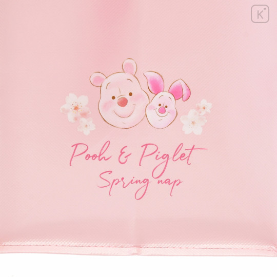 Japan Disney Store Eco Shopping bag (L) - Pooh Hug Piglet / Sakura Series - 6