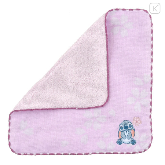 Japan Disney Store Towel Handkerchief - Stitch / Sakura Series - 2