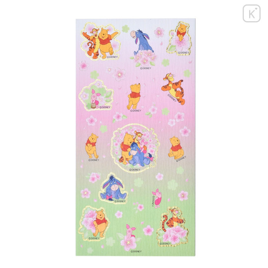 Japan Disney Store Sticker - Pooh / Sakura Series - 2