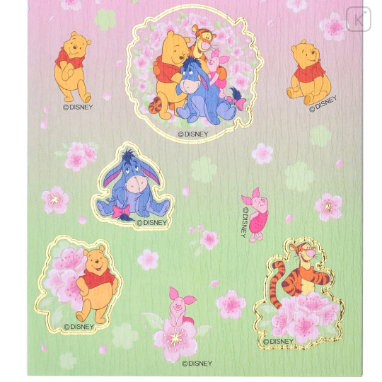 Japan Disney Store Sticker - Pooh / Sakura Series - 4