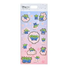 Japan Disney Store Sticker - Little Green Men / Sakura Series