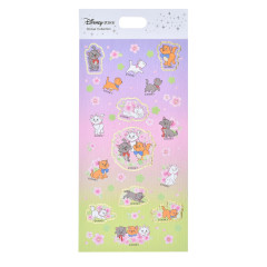 Japan Disney Store Sticker - Marie Cat / Sakura Series
