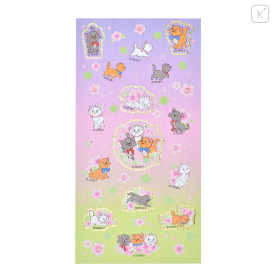 Japan Disney Store Sticker - Marie Cat / Sakura Series - 2