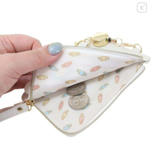 Japan Miffy Card Holder Purse with Reel - White - 4