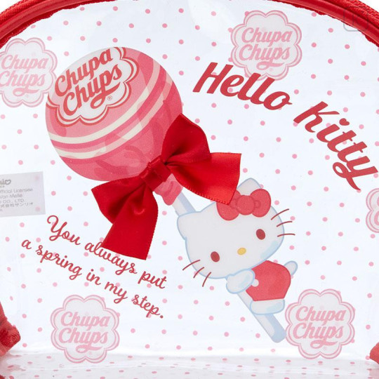 Japan Sanrio Original Pouch - Hello Kitty / Chupa Chups 2 - 4
