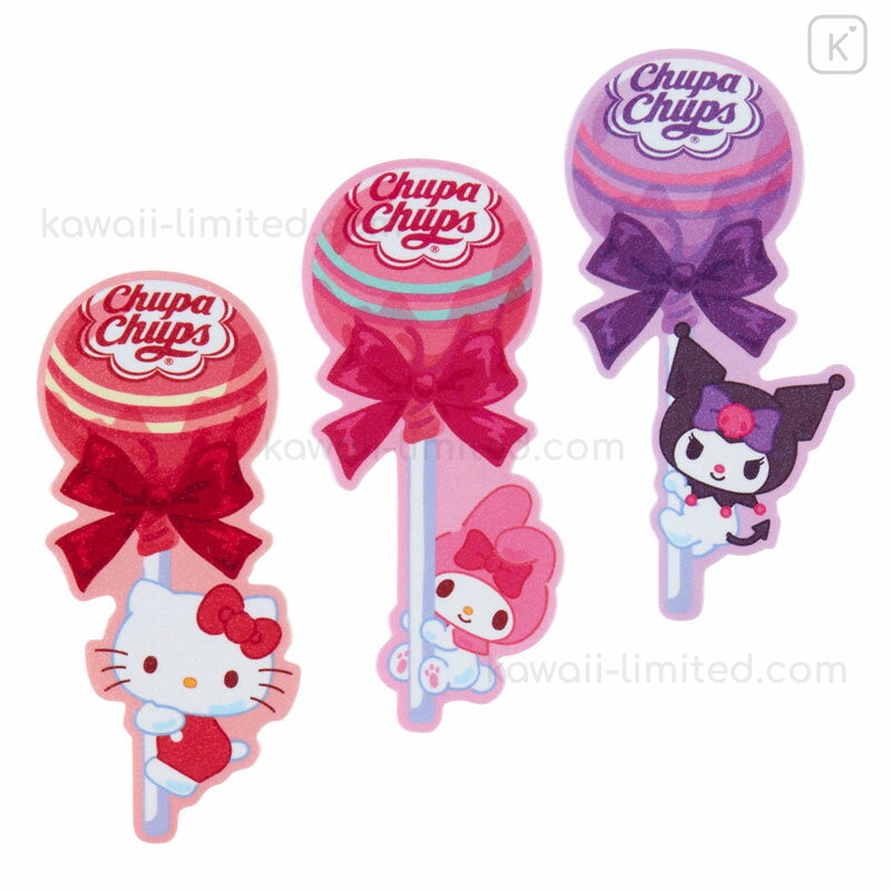 Sanrio Stickers Set Characters Chupa Chups Collaboration 30 Pieces