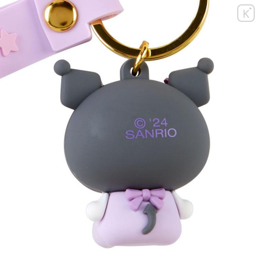Japan Sanrio Original 3D Keychain - Kuromi Baby - 4
