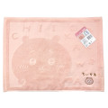 Japan Chiikawa Embroidery Jacquard Mat - Pink - 1