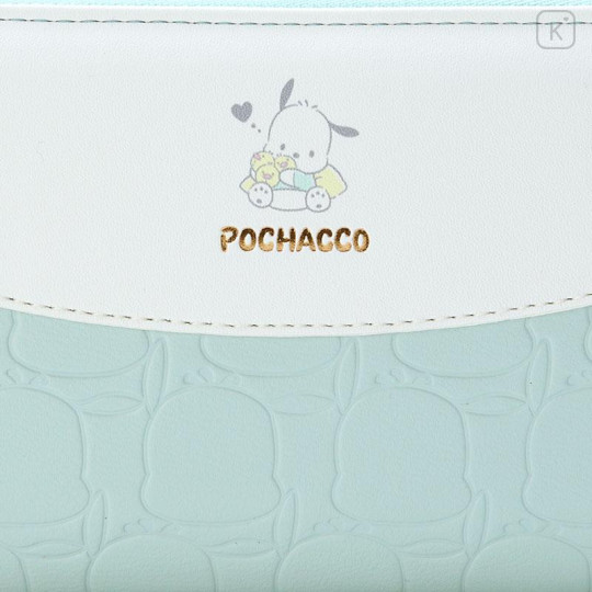 Japan Sanrio Long Zipper Wallet - Pochacco - 4