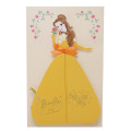Japan Disney 3D Princess Dress Greeting Card - Belle - 1