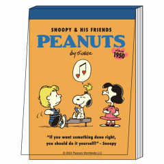 Japan Peanuts Mini Notepad - Snoopy / Done Right