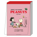 Japan Peanuts A6 Notepad - Snoopy / Outragously Happy - 1