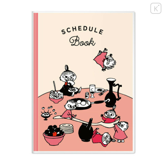 Japan Moomin A5 Planner Monthly Schedule Book - 2024 Starting Spring March / Little My - 1