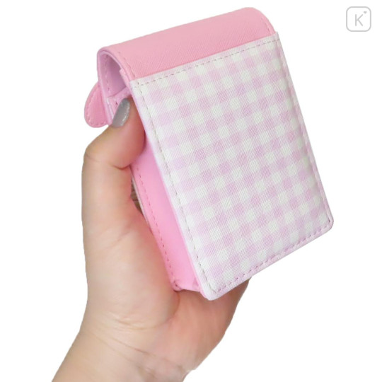 Japan Sanrio Small Accessory Case - My Melody / Gingham Pink - 2