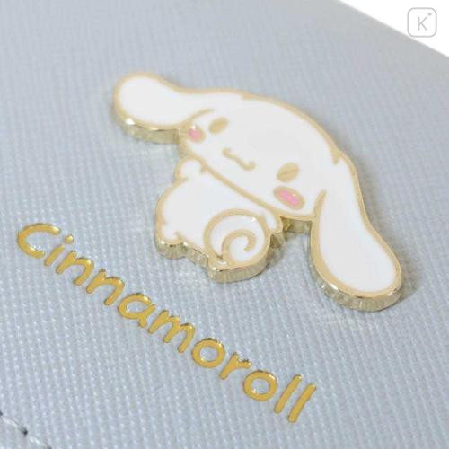 Japan Sanrio Trifold Wallet - Cinnamoroll / Blue & White - 6
