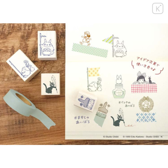 Japan Ghibli Stamp - My Neighbor Totoro : Susuwatari and Bake - 4