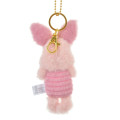 Japan Disney Store Fluffy Plush Keychain - Piglet : Illustrated by Lommy - 3
