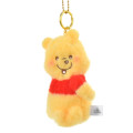 Japan Disney Store Fluffy Plush Keychain - Pooh : Illustrated by Lommy - 2