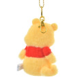 Japan Disney Store Fluffy Plush Keychain - Pooh : Illustrated by Lommy - 3