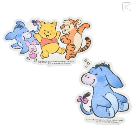 Japan Disney Store Die-cut Sticker Collection - Pooh & Friends / Illustrated by Lommy - 4