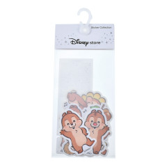 Japan Disney Store Die-cut Sticker Collection - Chip & Dale / Illustrated by Lommy