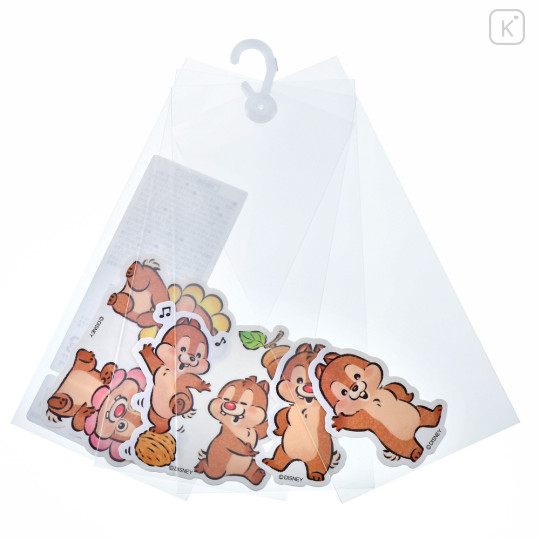 Japan Disney Store Die-cut Sticker Collection - Chip & Dale / Illustrated by Lommy - 2