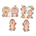 Japan Disney Store Die-cut Sticker Collection - Chip & Dale / Illustrated by Lommy - 3