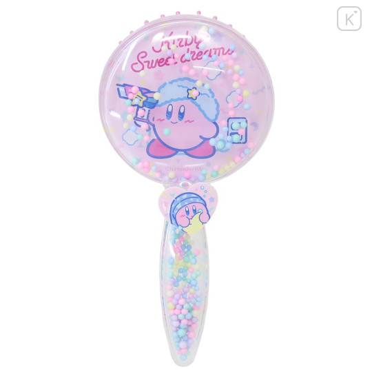 Japan Kirby Hair Brush & Hair Tie - Kirby's Dream Land / Colorful Bead - 1