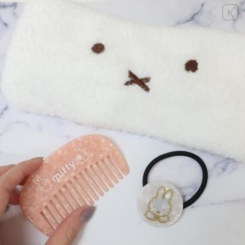Japan Miffy Hair Turban & Comb & Hair Tie Set - Shell Holographic - 4