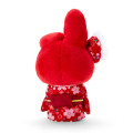 Japan Sanrio Mascot Holder - My Melody / Sakura Kimono Red - 2