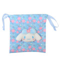 Japan Sanrio Plush Drawstring Pouch - Cinnamoroll : Sakura Kimono Blue - 1